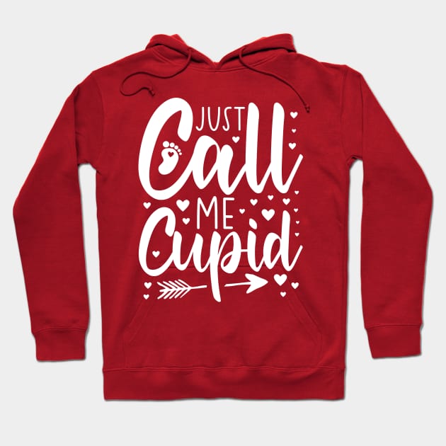 Valentines Day Pregnancy Announcement, Valentine pregnant couples, Just Call Me Cupid Hoodie by mcoshop